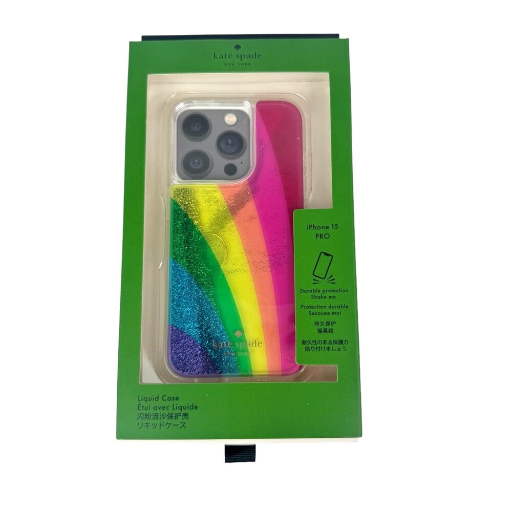 Kate Spade  Rainbow Collection iPhone 15 Pro Case